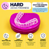 2mm Hard Night Guard - Custom Night Guard For Moderate Teeth Grinding/Clenching