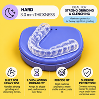 3mm Ultra Hard Night Guard for Severe Teeth Grinding/Clenching